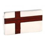 Stainless Steel Cherry Wood Cross Money Clip.JPG